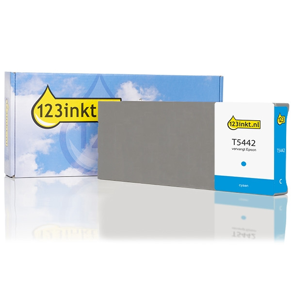 Συμβατό Μελάνι Epson T5442 High Capacity Cyan (123ink) C13T544200C 025551 - 1