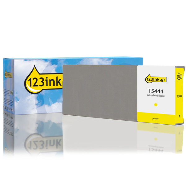 Συμβατό Μελάνι Epson T5444 High Capacity Yellow (123ink) C13T544400C 025571 - 1