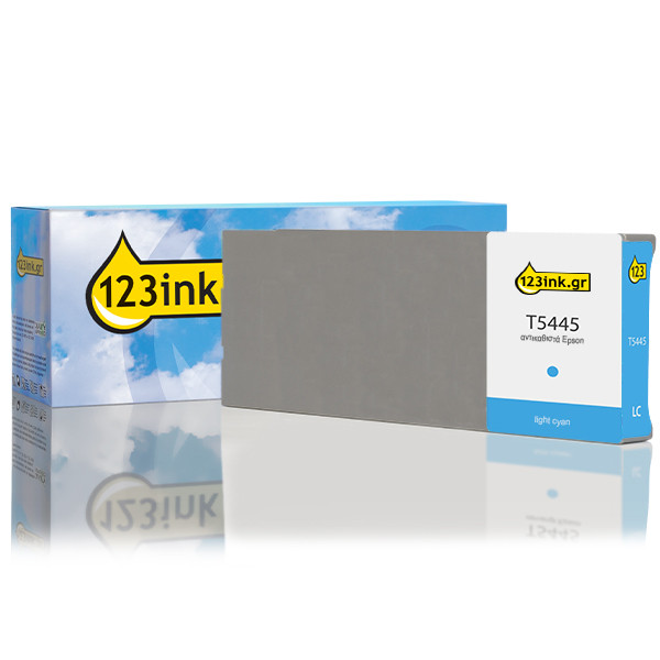 Συμβατό Μελάνι Epson T5445 High Capacity Light Cyan (123ink) C13T544500C 025581 - 1