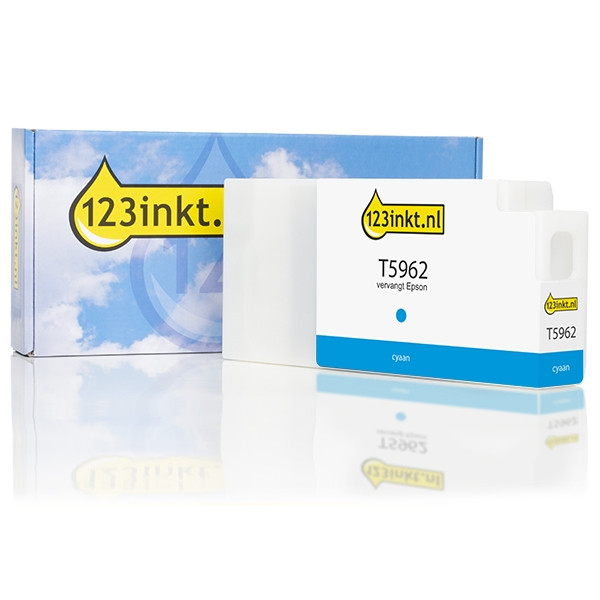 Συμβατό Μελάνι Epson T5962 Cyan (123ink) C13T596200C 026231 - 1