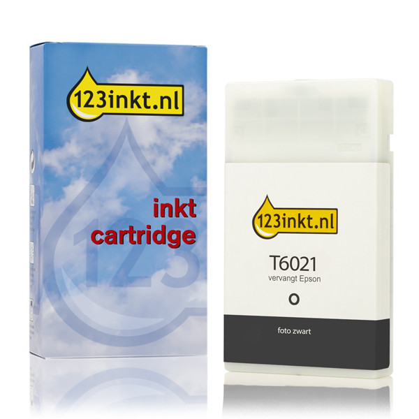 Συμβατό Μελάνι Epson T6021 Standard Capacity Photo Black (123ink) C13T602100C 026019 - 1