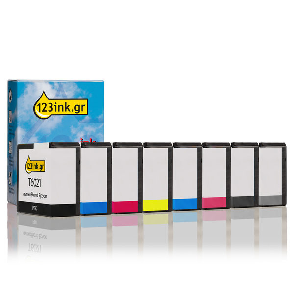 Συμβατό Μελάνι Epson T602 series 8-pack (123ink)  130113 - 1