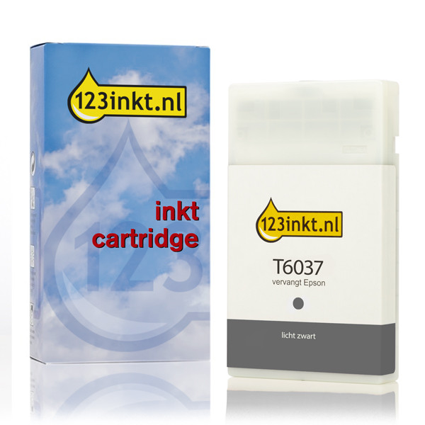 Συμβατό Μελάνι Epson T6037 High Capacity Light Black (123ink) C13T603700C 026047 - 1