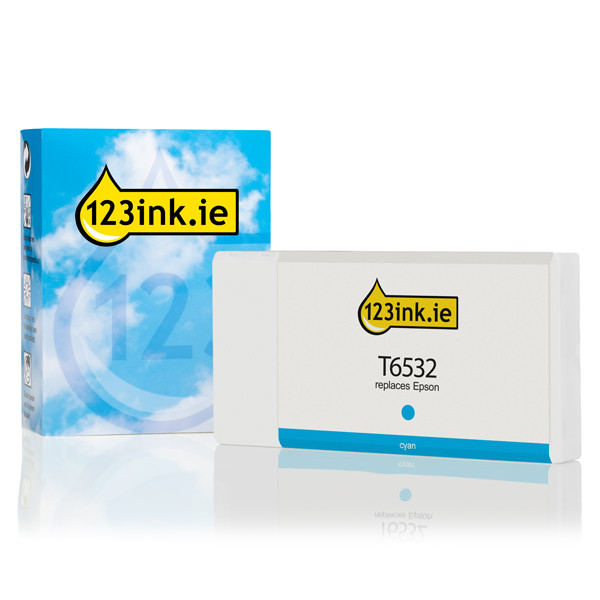 Συμβατό Μελάνι Epson T6532 Cyan (123ink) C13T653200C 026319 - 1