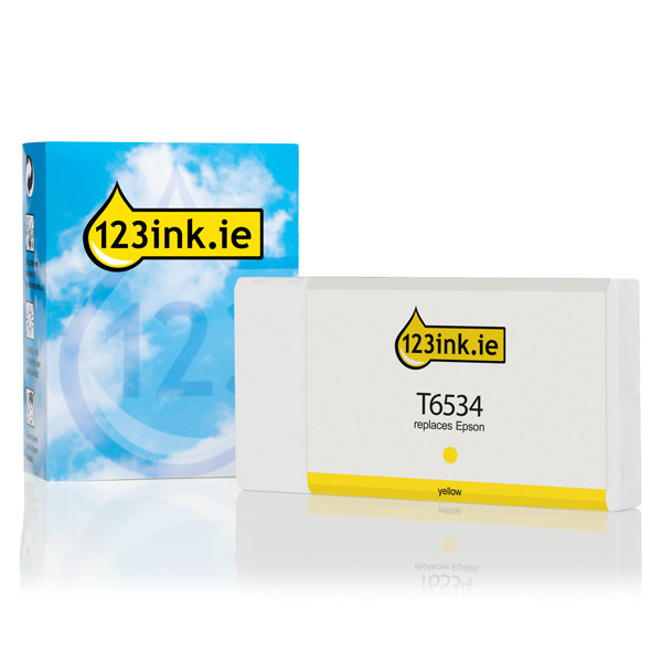 Συμβατό Μελάνι Epson T6534 Yellow (123ink) C13T653400C 026323 - 1