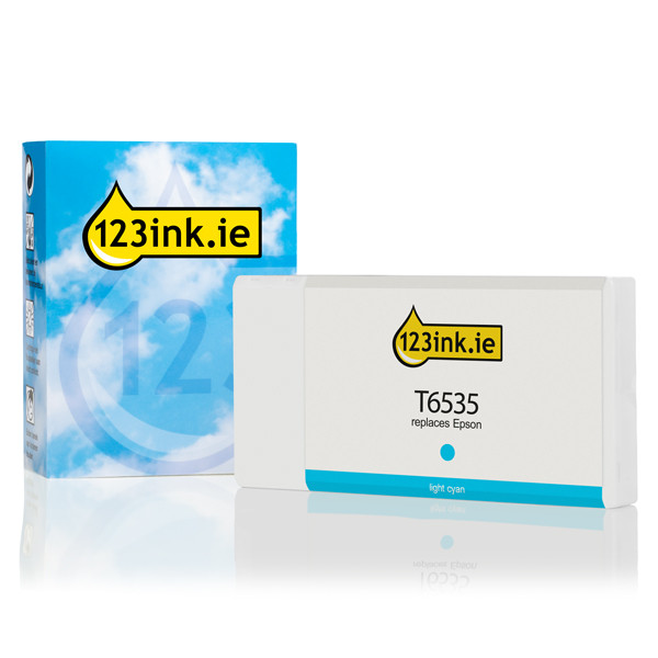 Συμβατό Μελάνι Epson T6535 Light Cyan (123ink) C13T653500C 026325 - 1