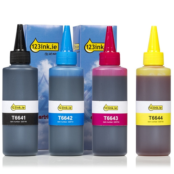 Συμβατό Μελάνι Epson T664 4-pack (123ink)  127007 - 1