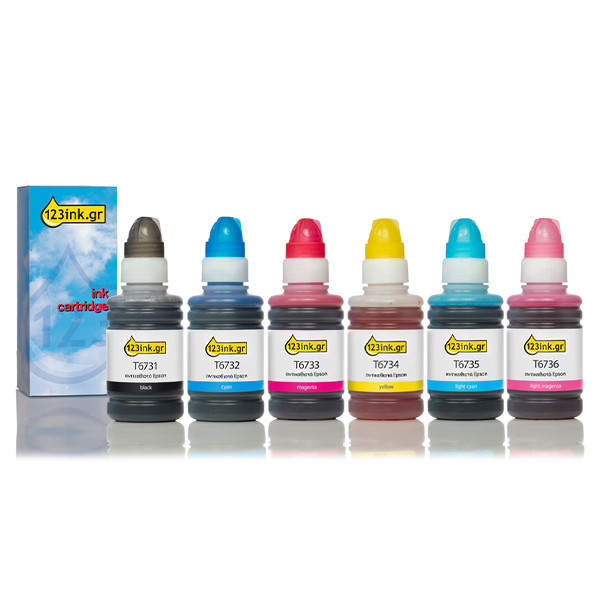 Συμβατό Μελάνι Epson T673 6-pack (123ink)  127066 - 1