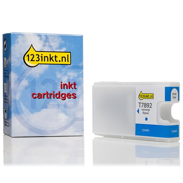 Συμβατό Μελάνι Epson T7892 High Capacity Cyan (123ink) C13T789240C 026663 - 1