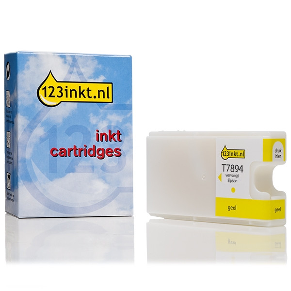 Συμβατό Μελάνι Epson T7894 High Capacity Yellow (123ink) C13T789440C 026667 - 1