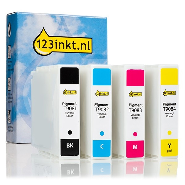 Συμβατό Μελάνι Epson T908-series 4-pack (123ink)  127037 - 1