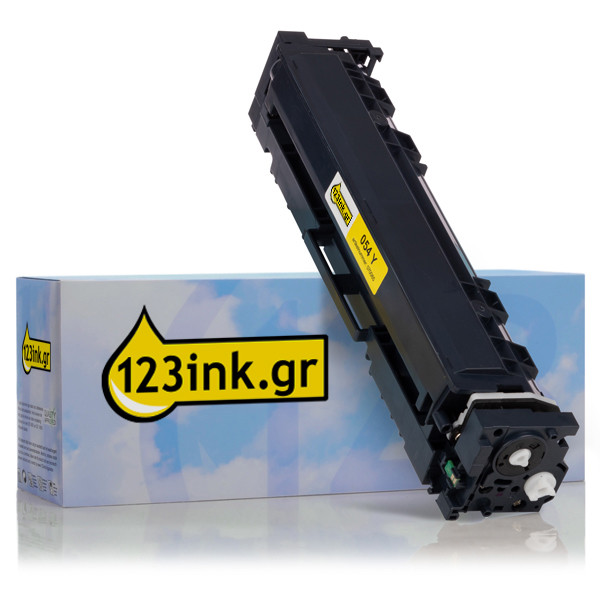 Συμβατό Toner Canon 054 Y Yellow (123ink) 3021C002C 070065 - 1