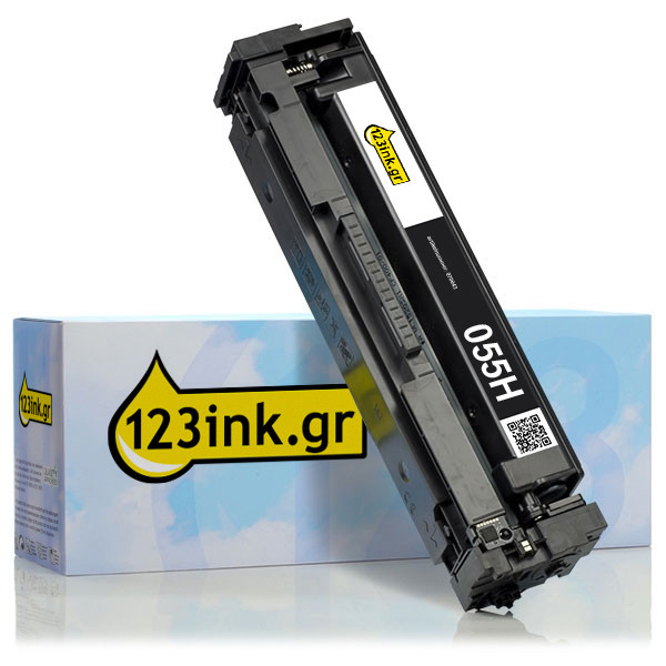 Συμβατό Toner Canon 055H BK High Capacity Black (123ink) 3020C002C 070051 - 1