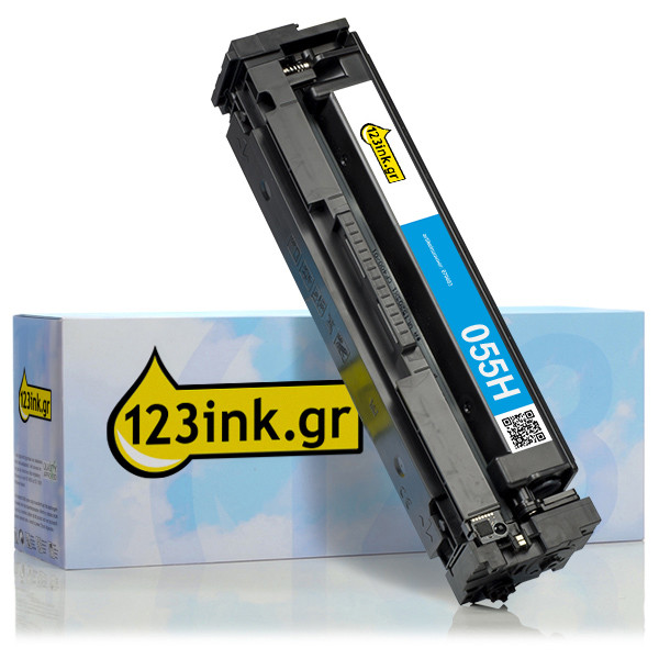 Συμβατό Toner Canon 055H C High Capacity Cyan (123ink) 3019C002C 070053 - 1