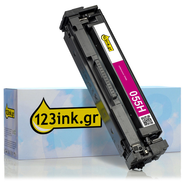 Συμβατό Toner Canon 055H M High Capacity Magenta (123ink) 3018C002C 070055 - 1