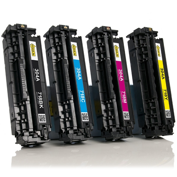 Συμβατό Toner Canon 718 BK/C/M/Y 4-pack (123ink)  130086 - 1