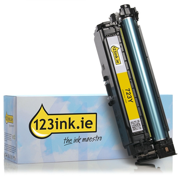 Συμβατό Toner Canon 723 Y Yellow (123ink) 2641B002C 070847 - 1