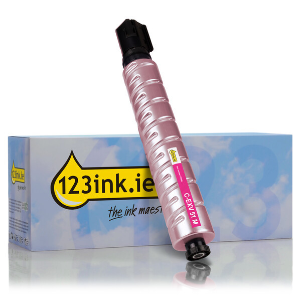 Συμβατό Toner Canon C-EXV 51 M Magenta (123ink) 0483C002C 070665 - 1