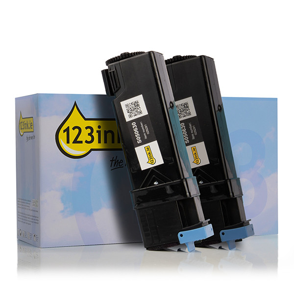 Συμβατό Toner Epson S050631 Black 2-pack (123ink) C13S050631C 132155 - 1