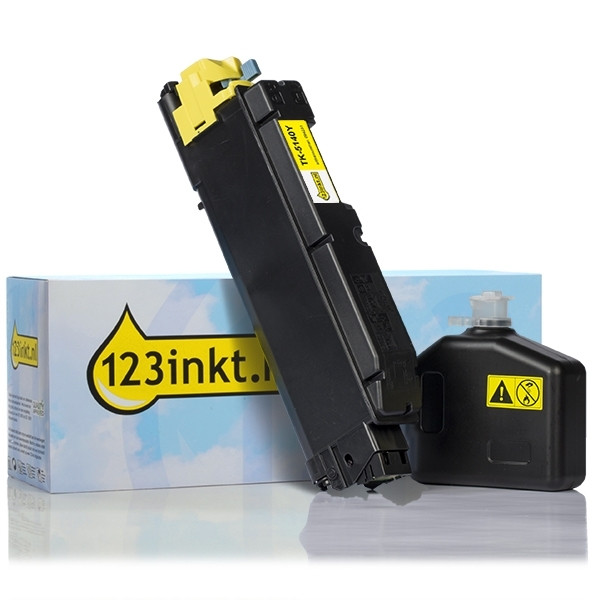 Συμβατό Toner Kyocera TK-5140Y Yellow (123ink) 1T02NRANL0C 094233 - 1