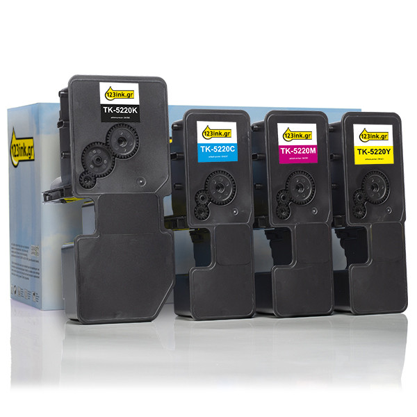 Συμβατό Toner Kyocera TK-5220 BK/C/M/Y 4-pack (123ink)  130259 - 1