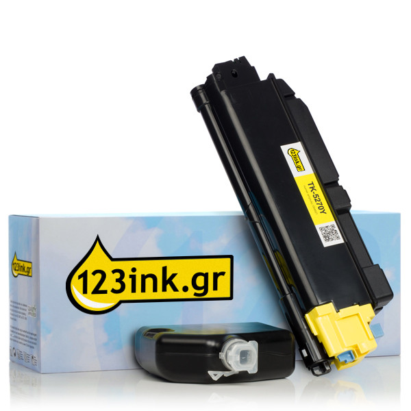 Συμβατό Toner Kyocera TK-5270Y Yellow (123ink) 1T02TVANL0C 094621 - 1