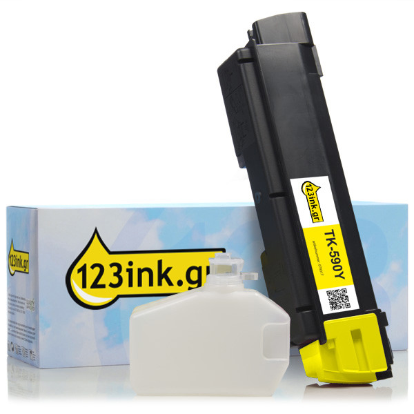 Συμβατό Toner Kyocera TK-590Y Yellow (123ink) 1T02KVANL0C 079317 - 1