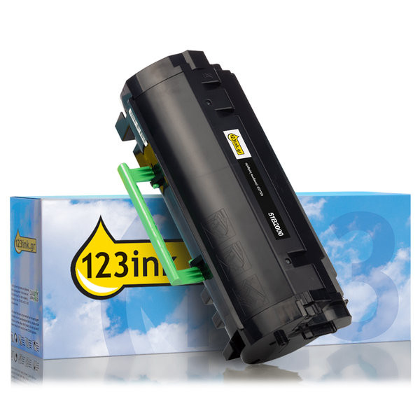 Συμβατό Toner Lexmark 51B2000 Black (123ink) 51B2000C 037729 - 1