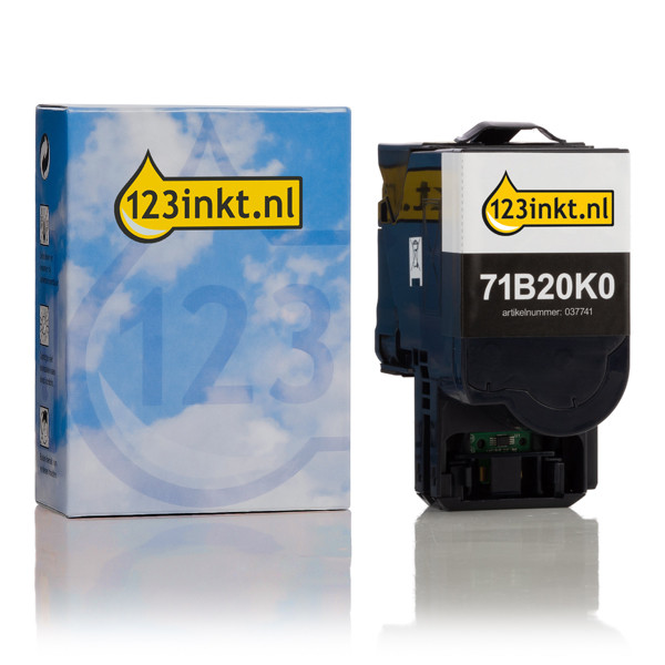 Συμβατό Toner Lexmark 71B20K0 Black (123ink) 71B20K0C 037741 - 1