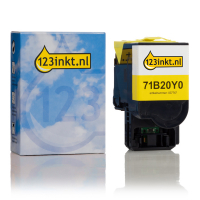 Συμβατό Toner Lexmark 71B20Y0 Yellow (123ink) 71B20Y0C 037747