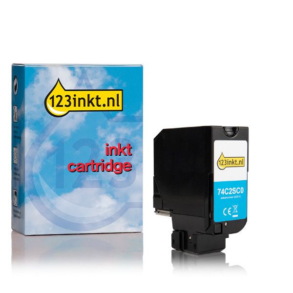 Συμβατό Toner Lexmark 74C20C0 Cyan (123ink) 74C20C0C 037607 - 1