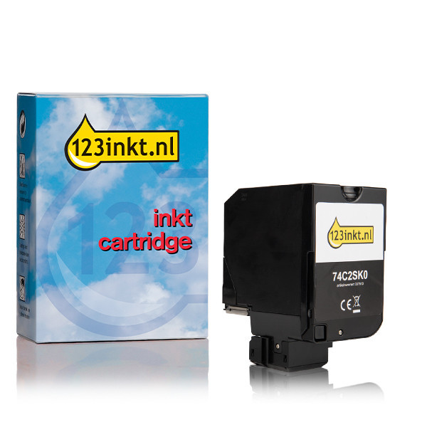 Συμβατό Toner Lexmark 74C20K0 Black (123ink) 74C20K0C 037605 - 1