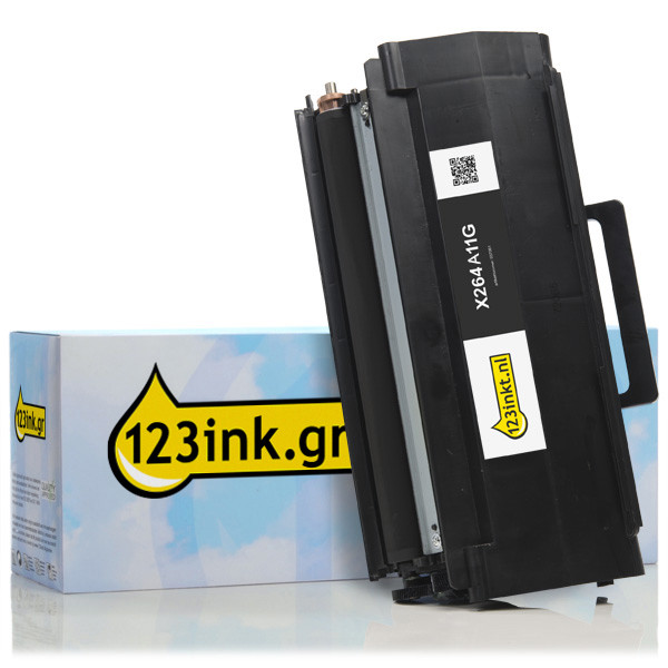 Συμβατό Toner Lexmark X264A11G Black (123ink) X264A11GC 037059 - 1