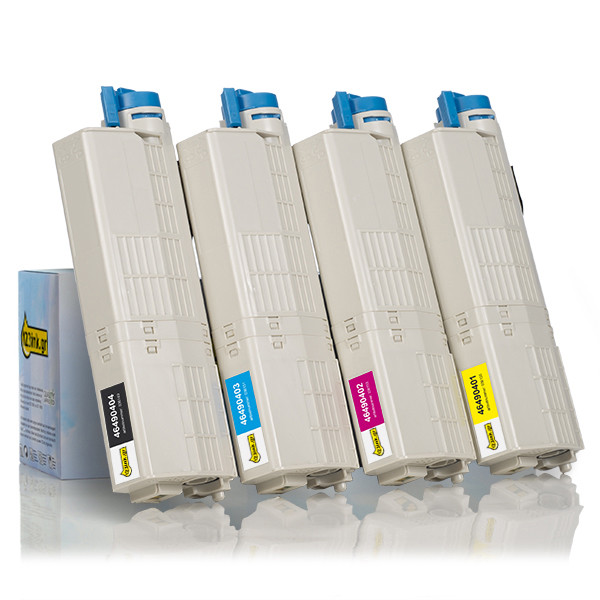 Συμβατό Toner OKI 46490404/03/02/01 BK/C/M/Y 4-pack (123ink)  130098 - 1