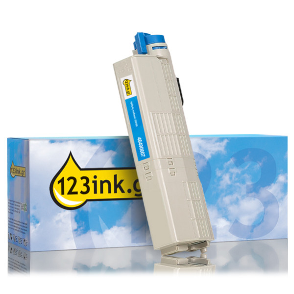 Συμβατό Toner OKI 46490607 High Capacity Cyan (123ink) 46490607C 036159 - 1