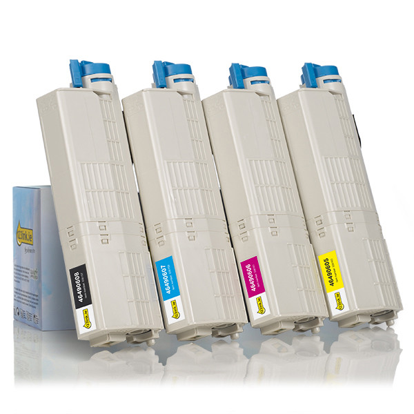 Συμβατό Toner OKI 46490608/07/06/05 BK/C/M/Y High Capacity 4-pack (123ink)  130600 - 1