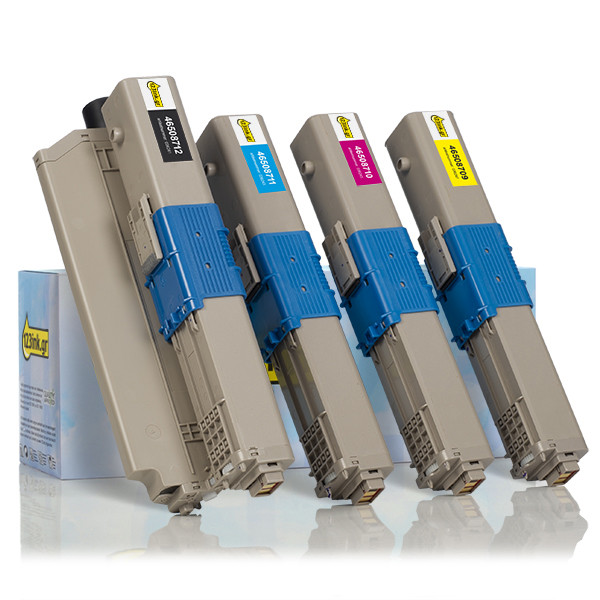 Συμβατό Toner OKI 46508712/11/10/09 BK/C/M/Y 4-pack (123ink)  130602 - 1