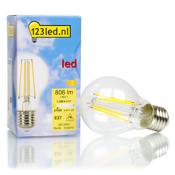 123inkt Λαμπτήρας 123led E27 LED ρυθμιζόμενος 7,3W (60W)  LDR01602 - 1