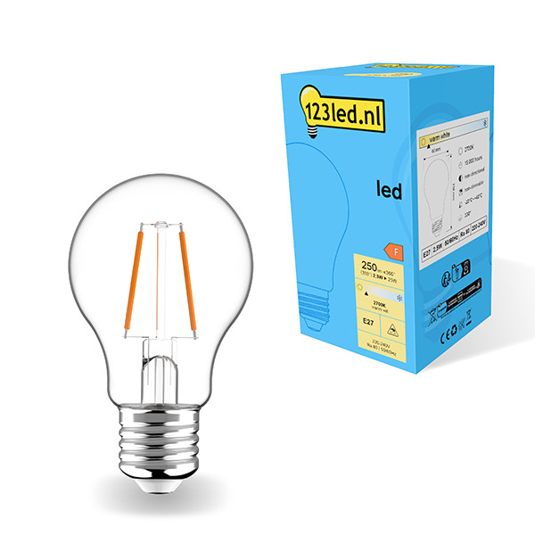 123inkt 123led E27 LED λαμπτήρας 2,5W (25W)  LDR01786 - 1