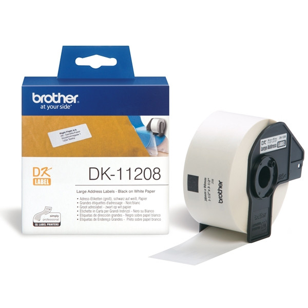 Brother Αυτοκόλλητες Ετικέτες Brother DK-11208 Large 90mm x 38mm DK11208 080706 - 1