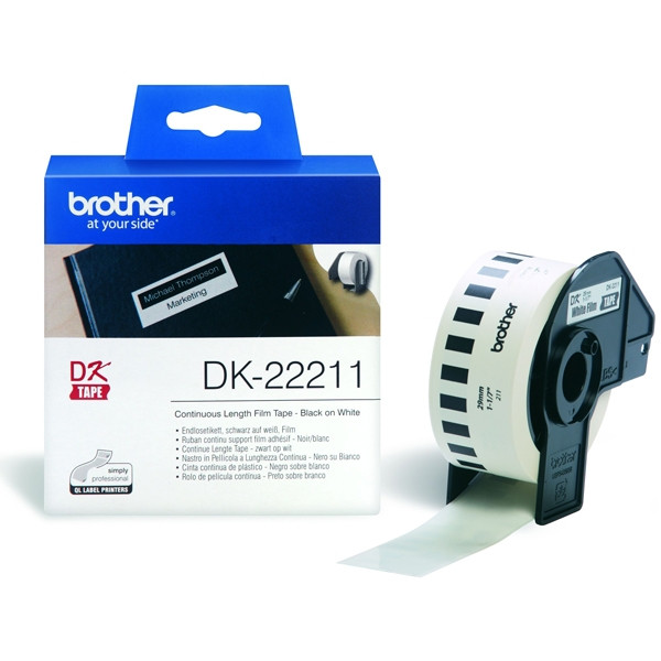 Brother Αυτοκόλλητες Ετικέτες Brother DK-22211 15.24m x 29mm DK22211 080742 - 1