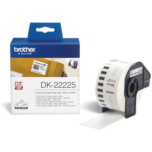 Brother Αυτοκόλλητες Ετικέτες Brother DK-22225 30,48m x 38mm DK22225 080730 - 1