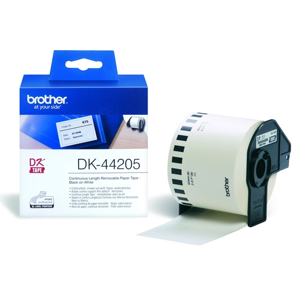 Brother Αυτοκόλλητες Ετικέτες Brother DK-44205 White DK44205 080734 - 1