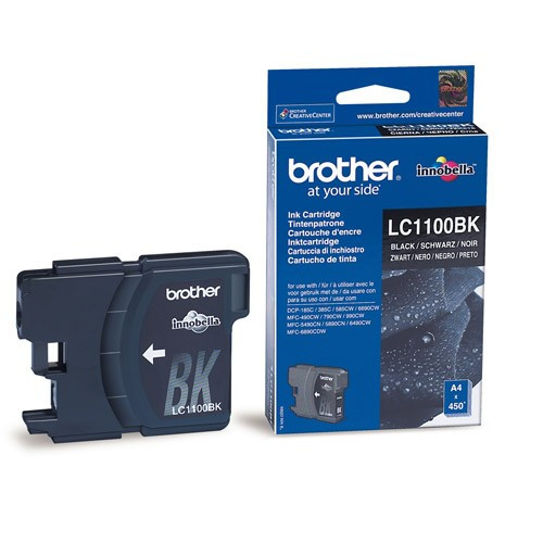 Brother Μελάνι Brother LC-1100BK Black LC1100BK 028845 - 1