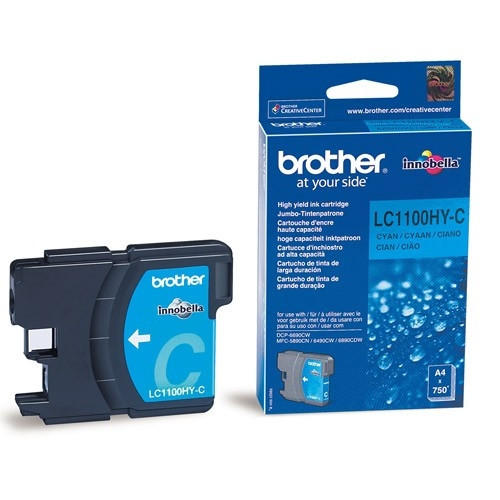 Brother Μελάνι Brother LC-1100HYC High Capacity Cyan LC1100HYC 028854 - 1