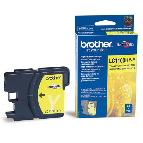 Brother Μελάνι Brother LC-1100HYY High Capacity Yellow LC1100HYY 028866 - 1