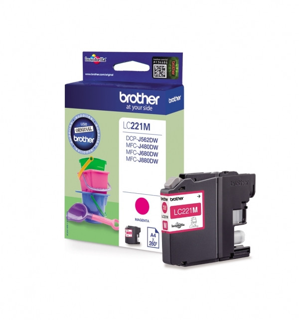 Brother Μελάνι Brother LC-221M Low Capacity Magenta LC221M 350010 - 1