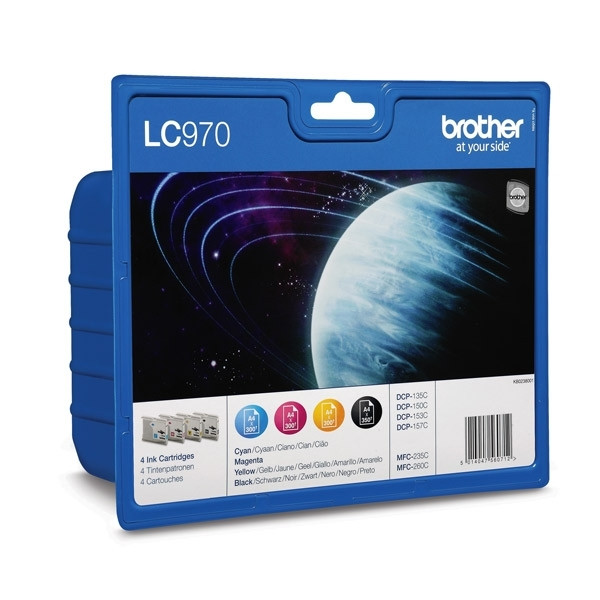 Brother Μελάνι Brother LC-970VALBP BK/C/M/Y 4-pack LC-970VALBP LC970VALBPDR 028840 - 1