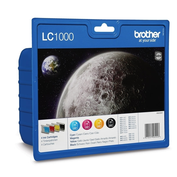 Brother Μελάνι Brother LC1000VALBP BK/C/M/Y 4-pack LC-1000VALBP 029080 - 1