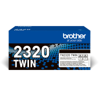 Brother Toner Brother TN-2320BK 2-pack Black TN2320TWIN 051330